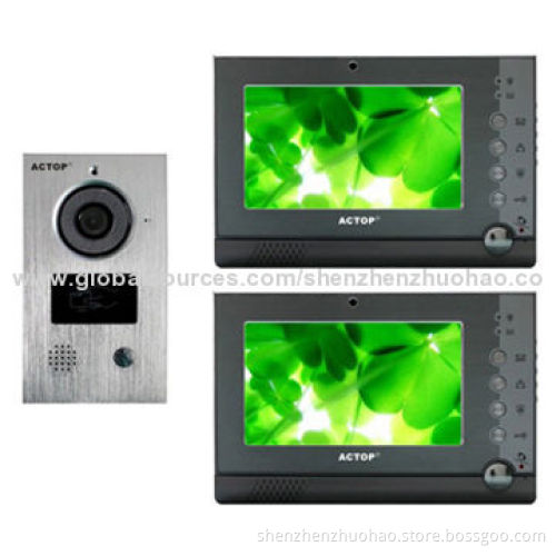 7-inch Photo and Video Record Wired Video Door Phone with 2 Screens